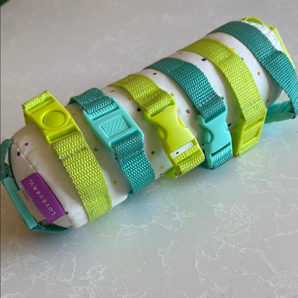 Lovevery Colorful Buckles Toy